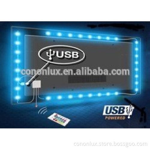 Cononlux 5V USB TV Backlight, color changing usb led lights tv back light